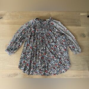 See by Chloe Janis patchwork floral tunic - size 40 (large)